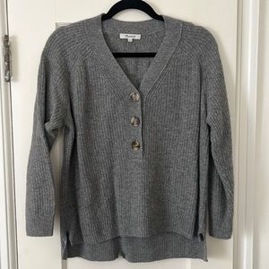 Madewell button sweater